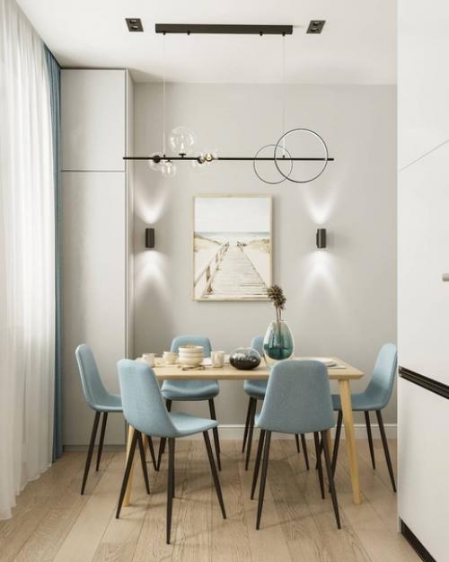 Взгляните на светлую и легкую кухню! 01