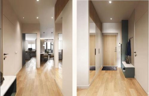 Интерьер однокомнатной квартиры в скандинавском стиле. 06