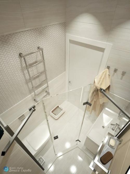 Проект маленькой студии 30 кв. 07