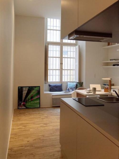 Оригинально спланированная студия 27 м во Франции. 07