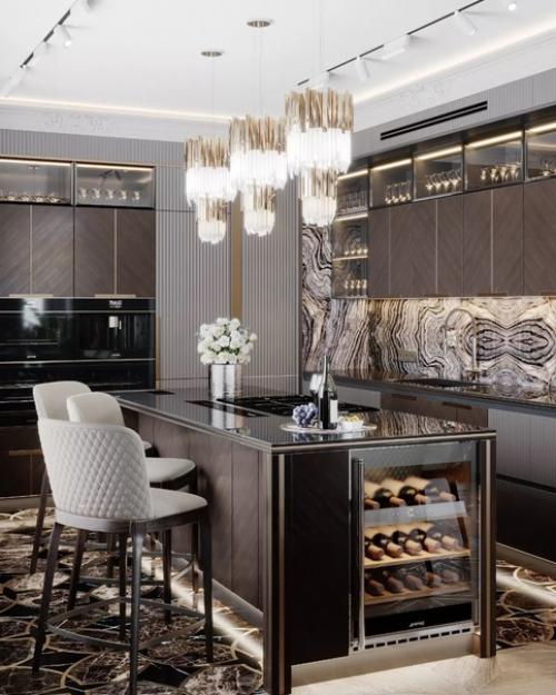 Два проекта с черными кухнями, которые доказывают, что черный цвет подходит для кухни. 03