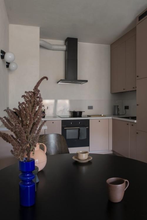 Розовый цвет на кухне ч. 1. 05