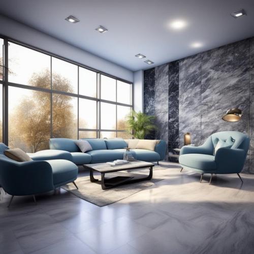 Попросил нейросеть сделать мне рендеры гостиной и спальни на основе других интерьеров. 06