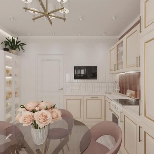 Дизайн - проект трехкомнатной квартиры в Москве. 01