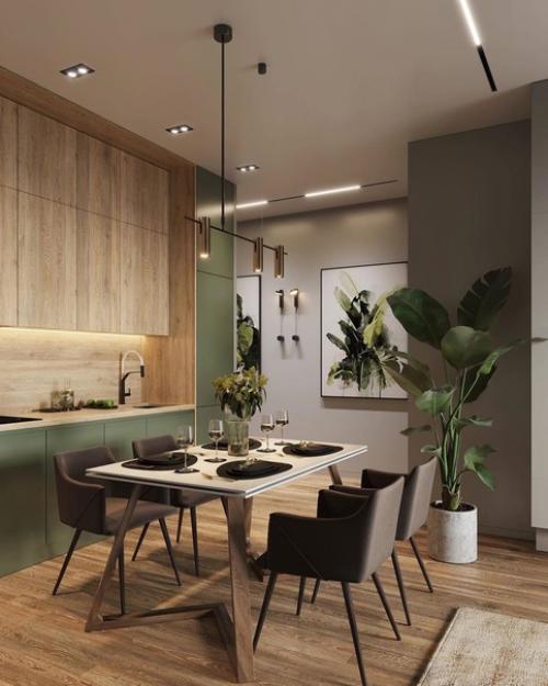 Оцените дизайн проект кухни - гостиной по шкале от 1 до в комментариях. 02