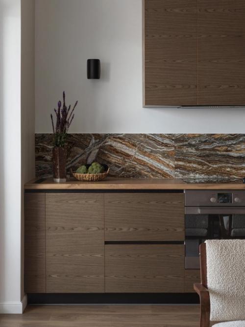 Реализованный интерьер квартиры, площадью 46 кв. 02