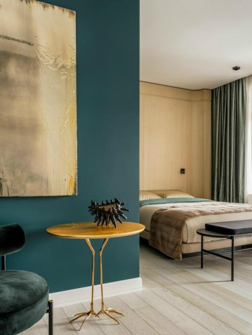 Дом для молодой пары, которая много путешествует и коллекционирует современное искусство. 07