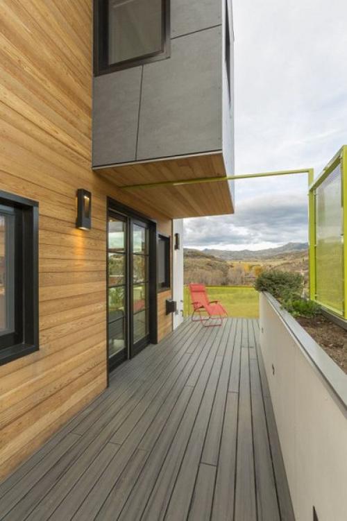 В небольшом городке Steamboat Springs появился оригинальный частный домик. 02