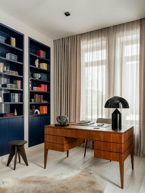 Дом для молодой пары, которая много путешествует и коллекционирует современное искусство. 01