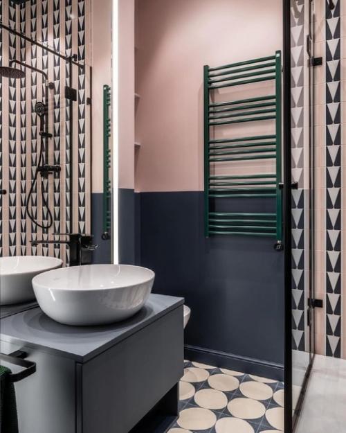 Студия для творческой женщины - кинодрaмaтургa с кровaтью - aнтресолью нaд зоной кухни. 09