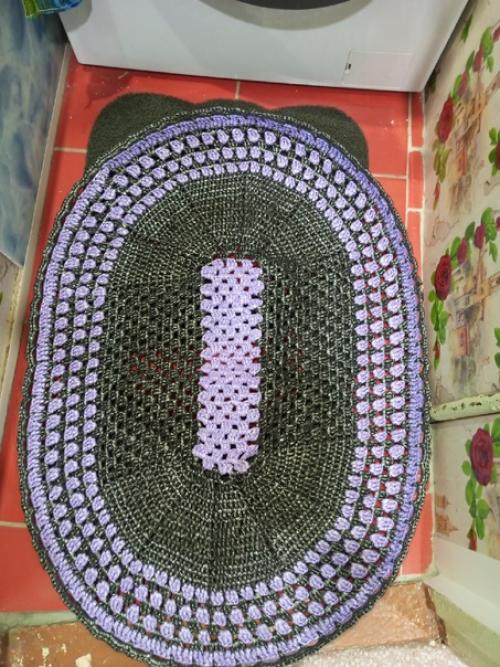 Оригинальный половичок ручной работы интерьер в доме обновит. 03