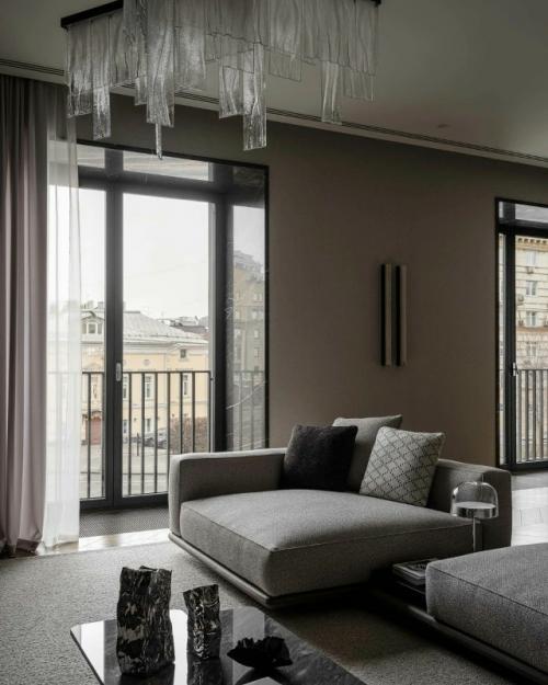 Реализованный интерьер квартиры в ЖК Cloud Nine. 01