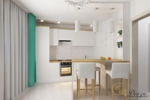 Для активной и интеллектуально развитой молодой девушки необходим особенный дизайн интерьера. 05