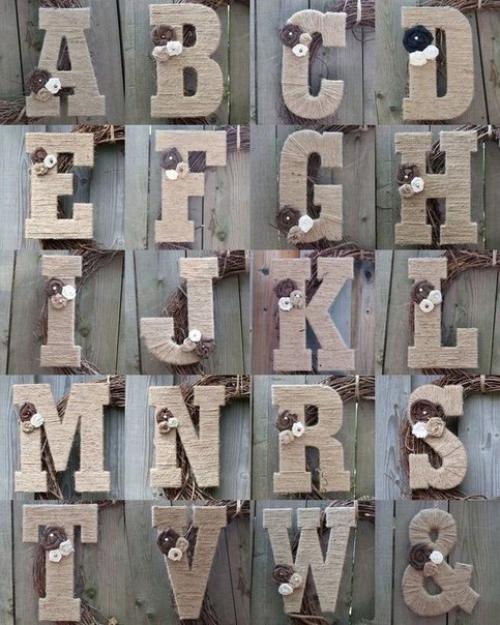 Декор из бечевки. 05