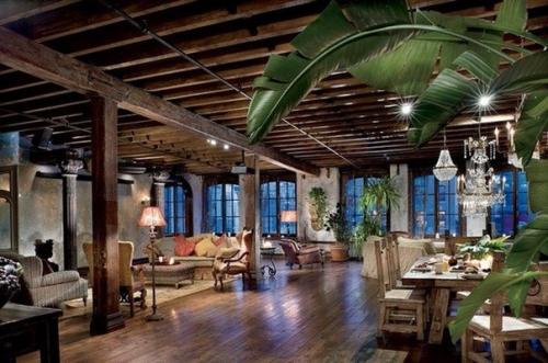 Богемный и роскошный лофт в Нью-йорке актера джерарда батлера. 

