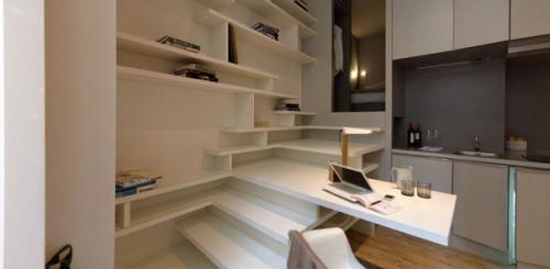 Оригинально спланированная студия 27 м во Франции. 03