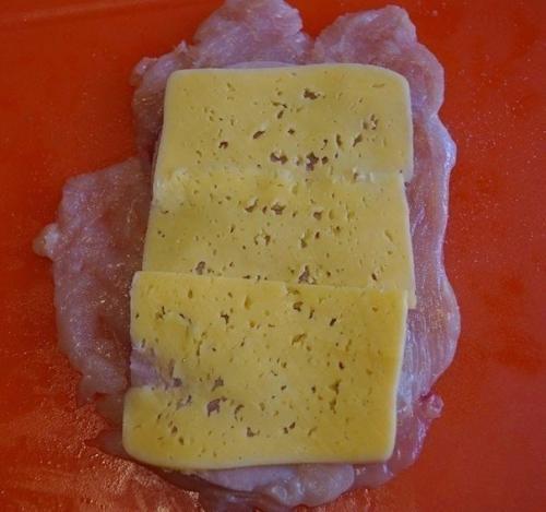 Рулетики Кордон Блю в сливочном соусе. 02