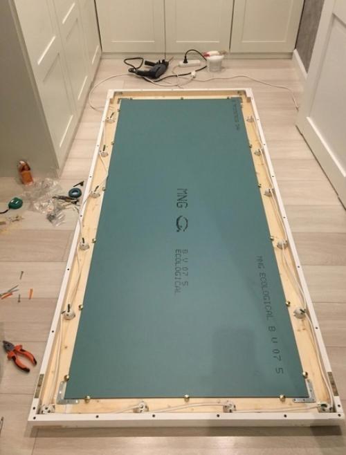 Процесс работы над зеркалом. 01