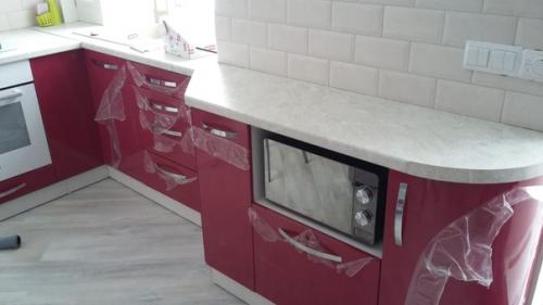 Ну вот еще одна кухня нашего производства будет радовать хозяйку на новый год! 04