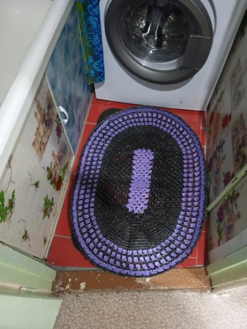 Оригинальный половичок ручной работы интерьер в доме обновит. 02