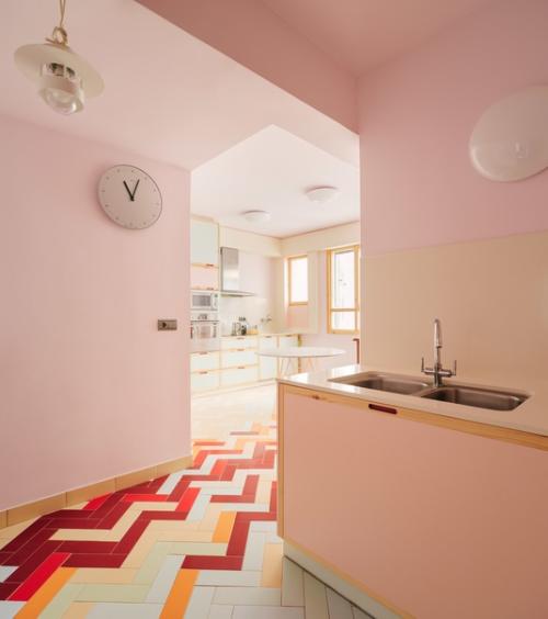 Розовый цвет на кухне ч. 1. 03