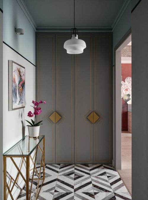 Топ самых популярных российских интерьеров 2019-го от Elle Decoration: романтичная квартира 59 м в сталинском доме. 02