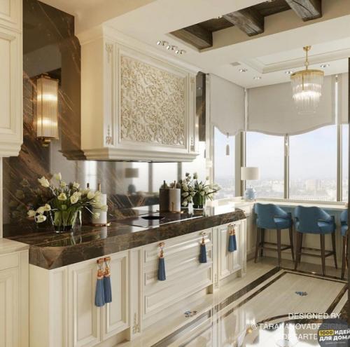 Красивая кухня невероятно. 02