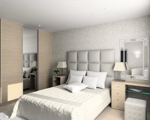 В вашей квартире маленькая спальня? 02