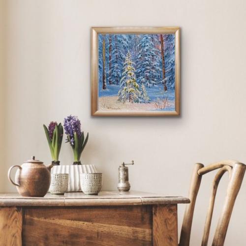 Ещё в детстве заметила, что картины создают уют. 01