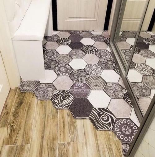 Коврики, имитирующие плитку. 06