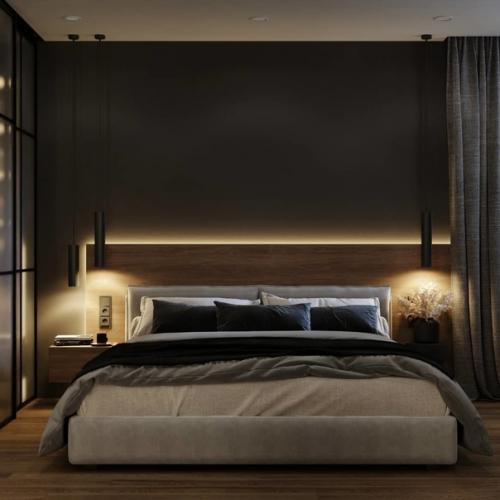 Стильный интерьер для мужчины. 01