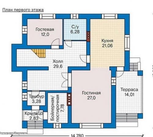 Шикарный домик, да и планировка соответствует. 03