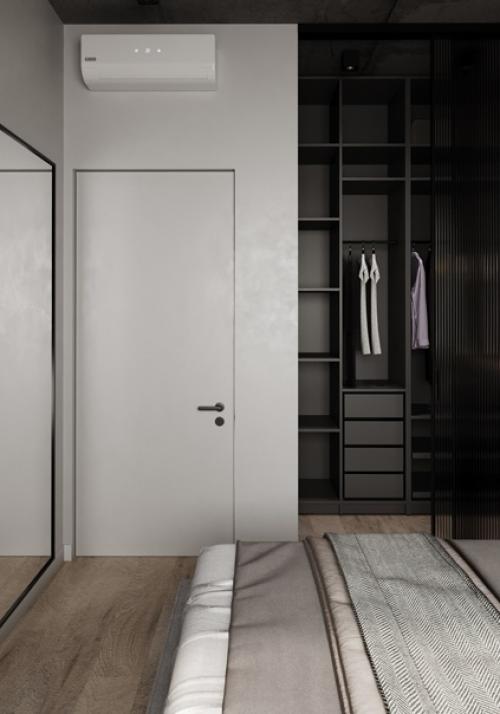 Такой вариант спальни выбрала наша заказчица в проекте pp_Westgarden. 03