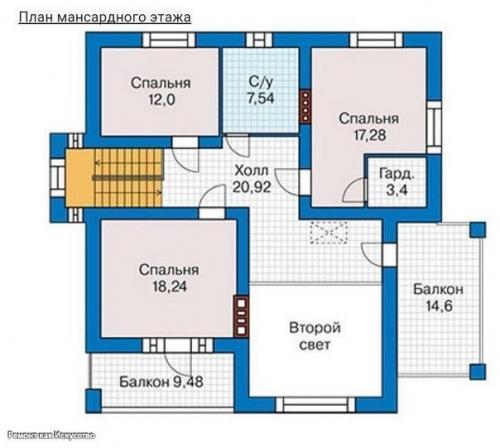 Шикарный домик, да и планировка соответствует. 04