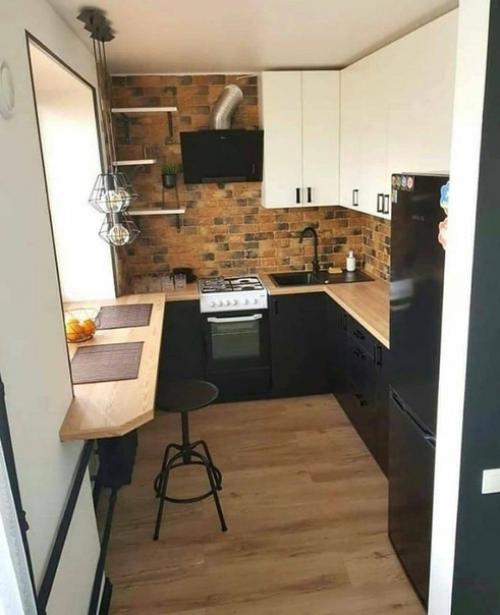 Переделка кухни. Получилось очень уютно! 04