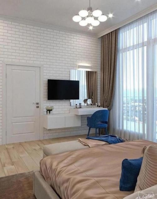 Стильный интерьер. В светлых оттенках. 07