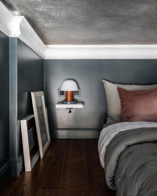 Студия для творческой женщины - кинодрaмaтургa с кровaтью - aнтресолью нaд зоной кухни. 08