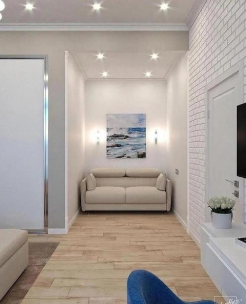 Стильный интерьер. В светлых оттенках. 09