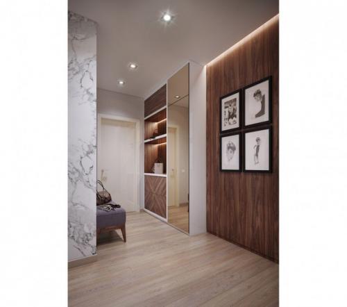 Дизайн двухкомнатной квартиры 66 кв. 04