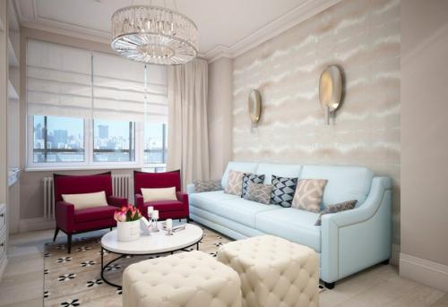 Стиль неоклассика предполагает внимание к мелочам и наличие свободного пространства.  