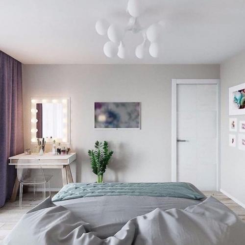 Двухкомнатная квартира с кухней - гостиной. 03