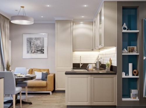 Дизайн 1-комнатной квартиры площадью 47 кв. 02