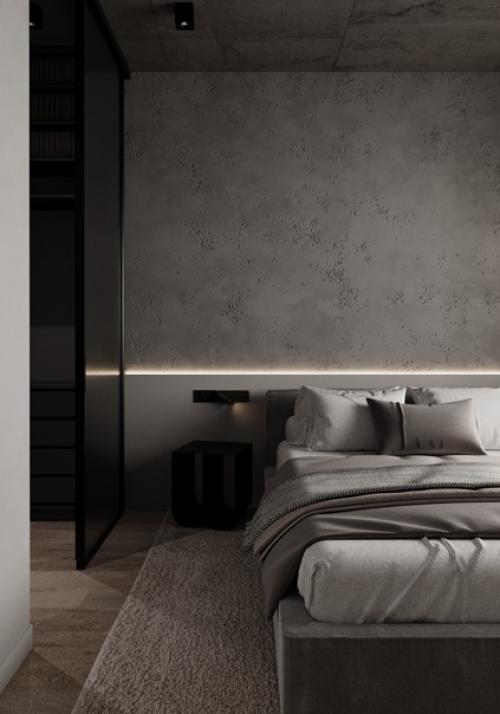 Такой вариант спальни выбрала наша заказчица в проекте pp_Westgarden. 02