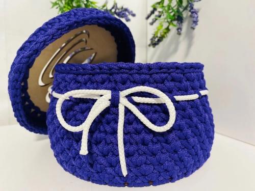 Вязаные корзины - это моя страсть, обожаю их вязать, дарить и видеть их в деле, полезный, стильный аксессуар для порядка и декора интерьера. 05 Вязаные корзины - это моя страсть, обожаю их вязать, дарить и видеть их в деле, полезный, стильный аксессуар для порядка и декора интерьера. 05