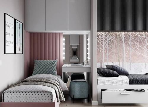 Дизайн - проект детской комнаты на двоих. 02