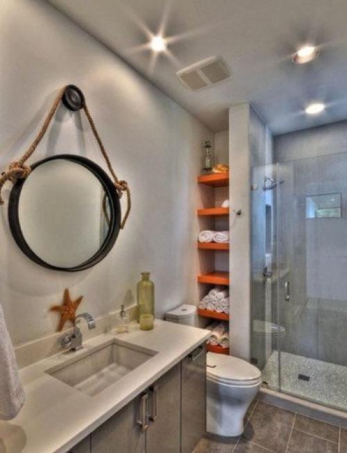 Интересные системы хранения в ванной комнате. 03