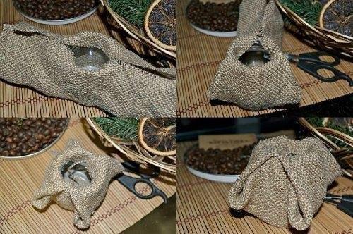 Ароматная ёлочка из кофейных зёрен? 06