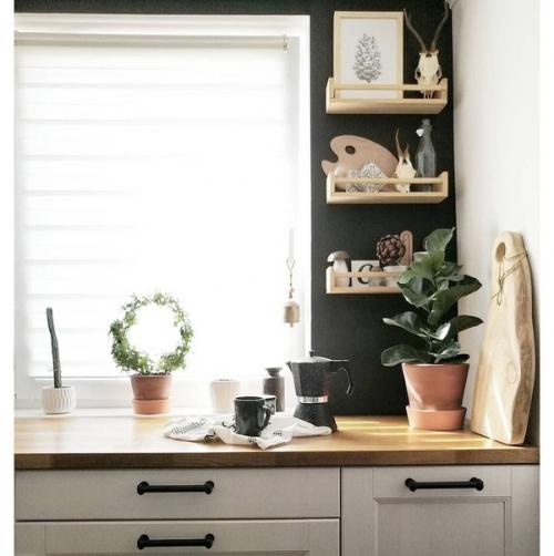 Подоконник - идеальная дополнительная площадь в небольшой кухне! 04 Подоконник - идеальная дополнительная площадь в небольшой кухне! 04