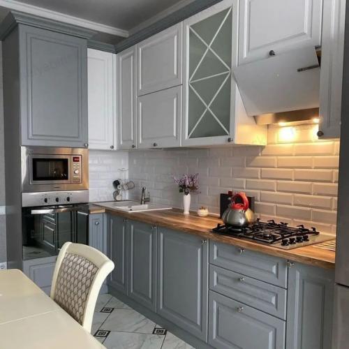 Наша кухонька.  Да, вот такая простая, без выкрутасов. 04