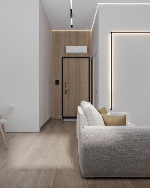 Проект 1-комнатной квартиры 47, 6 кв. 04